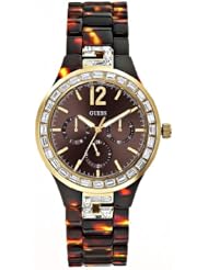 GUESS Womens U0078L1 Hi-Energy Iconic Shine and Sparkle Watch