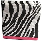 20 Pink Zebra Napkins