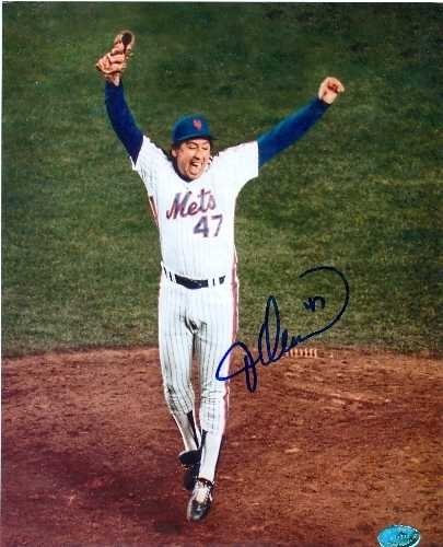 Jesse Orosco Autographed/Hand Signed 8x10 Photo New York Mets 1986 World Series Last Out Image #2