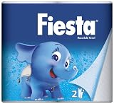 Fiesta Kitchen Roll White 2 Roll (Pack of 10, Total 20 Rolls)