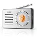 Coby CX50 Compact AM/FM Radio with Digital Display (silver)