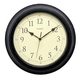 Chaney Instruments Black Matte Clock