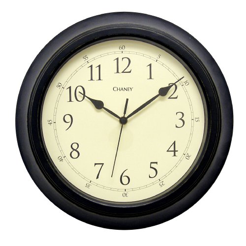 Chaney Instruments Black Matte Clock