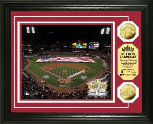 MLB St. Louis Cardinals 2011 World Series Opening Ceremony Photo Mint