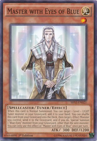 Yu-Gi-Oh! - Master with Eyes of Blue (SHVI-EN021) - Shining Victories - 1st Edition - Common