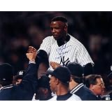 Steiner Sports MLB New York Mets Doc Gooden Yankees No Hitter Carry Off 16-by-20-inch Signed Photograph With "No Hitter 5-14-96" Inscription (Signed in Blue)