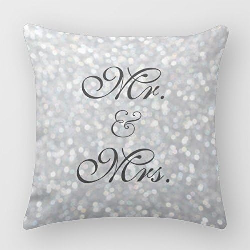 Mascow Christmas Sweetheart Table Square Cushion Covers Snowflakes Pillow Cases For Throw Pillows