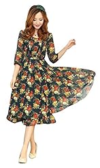 Sexy Illusion Floral Print Midi Dress 