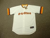 SAN DIEGO PADRES 1980's Majestic Cooperstown Throwback Home Baseball Jersey