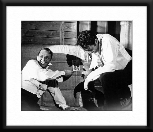 4 For Texas Framed And Matted 8x10 B&W Photo Frank Sinatra Dean Martin