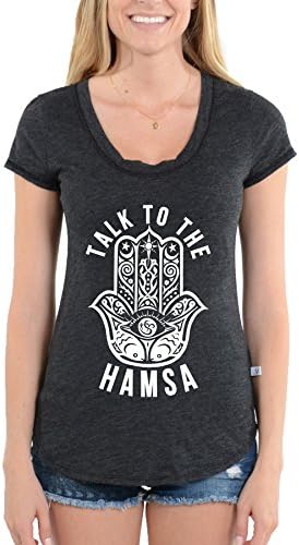 Talk To The Hamsa - Slub Crew Neck Tee