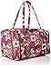 Vera Bradley Women's Cotton Large Travel Duffel Bag, Rosewood, One Size