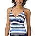 Merona® Women's Stripe Tankini Swim Top - Blue/White