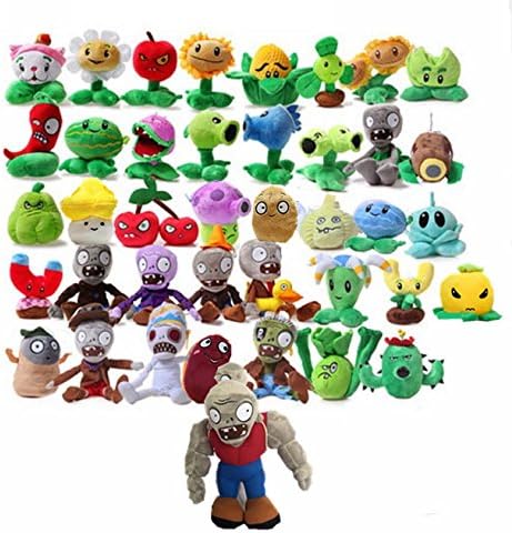 MOST COMPLETE EVER NEVER: Full Set Of Plants Vs Zombies Series Plush Toy Doll 40Pcs ...