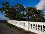Walkway at the Riverside, Paseo De San Gabriel, San Gabriel River, Colonia Del Sacramento, Uruguay Photographic Poster Print, 12x16