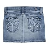 7 for all mankind - 7 For All Mankind - Denim Mini Skirt with Heart Pockets
