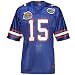 Nike Florida Gators #15 Royal Blue Replica Football Jersey with Historic 2007 BCS Nat...