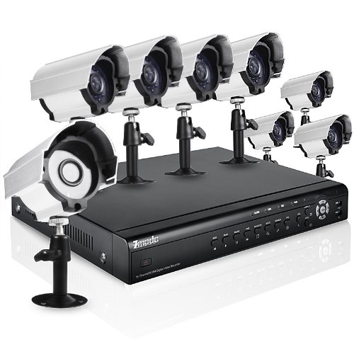 Zmodo 16CH H.264 DVR Security Surveillance Camera System With 8 Sony CCD Sensor Night Vision IR Outdoor Security Cameras With 1TB Hard Drive On Sale
