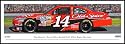 NASCAR Drivers - Tony Stewart 14 Office Depot - Plaque Mounted & Laminated Print