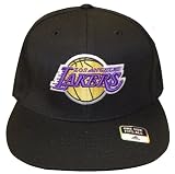 Los Angeles Lakers Black Basic Logo Hat / Cap