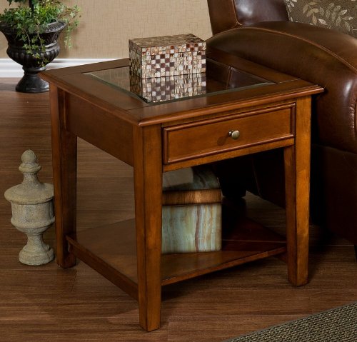 Southern Enterprises Valley End Table - Walnut - CK1122