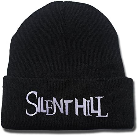 JRICK Silent Hill Logo Beanie Fashion Unisex Embroidery Beanies Skullies Knitted Hats Skull Caps