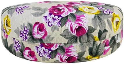 Mose Hard Clamshell Case With Printed Flower Oversized Eyeglasses Sunglasses For Fashion Womens