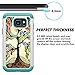 S7 Active Case, Galaxy S7 Active Cases, UrSpeedtekLive [Shock Absorption] Dual Layer Heavy Duty Protective Silicone Plastic Cover Case for Samsung Galaxy S7 Active - Love Tree (NOT for S7, S7 Edge)
