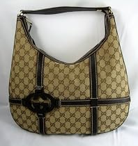 Gucci Handbags (Beige/Brown) 181500 Royal Medium Hobo Bag