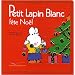 Petit lapin blanc f�te No�l