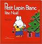 Petit lapin blanc f�te No�l