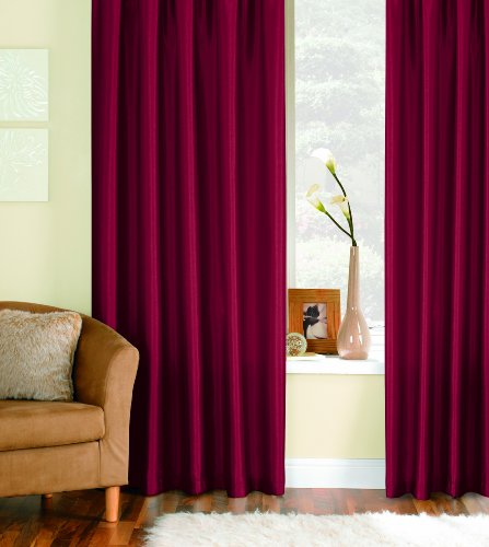 Dreams \'n\' Drapes Gardine Java, mit &Ouml;sen, 168&nbsp;x&nbsp;137&nbsp;cm, rot Preisvergleich