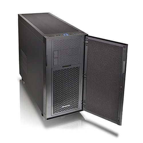 Thermaltake Suppressor F-51 E-ATX Mid Tower Liquid Cooling System Certified Gaming Silent Computer Case CA-1E1-00M1NN-00