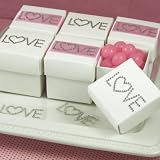 Rhinestone LOVE Stickers set of 12 (Set of 48) - Baby Shower Gifts & Wedding Favors