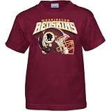 Reebok Washington Redskins Kids 4-7 Short Sleeve Big Helmet T-Shirt
