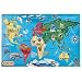 Melissa and Doug WORLD MAP 33 PC FLOOR PUZZLE