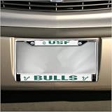 South Florida Bulls Chrome License Plate Frame