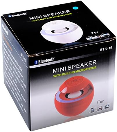 Bts-16 Bluetooth V3.0 Speaker w/ Multi-color LED Light / Handsfree / Microphone / Tf (Blue)
