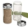 RSVP Individual Clear Glass Spice Jar