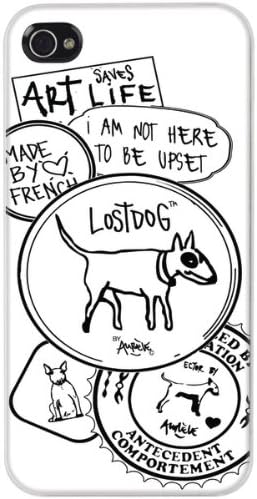 Bluetrek LostDog Slim Hard Case for iPhone 4 - I Am Not Here (White) [Retail Packaging]