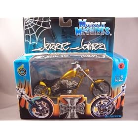 West Coast Choppers 1:18 Diecast Chopper Motorcycle El Diablo Rigid JJ03-18-23