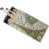 Paris Eiffel Tower European Designs Large Decorative Matches~ Set of 3