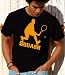 T-Shirt Squash-XXL-Black-Sunflower