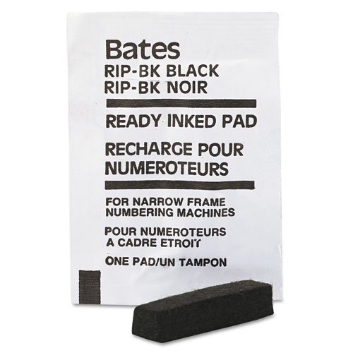 GBC Ready-Inked Pad for Multiple/Lever Movement Numbering Machine, Black