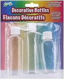 Decorative Bottles 3/Pkg, Clear Tall