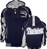 New England Patriots Commemorative Super Bowl Champions Full Zip Hooded Jacket