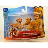 Disney Lion King Exclusive Flocked Mini Figure 2Pack Young Simba Young Nala