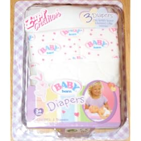 Baby Born Mommy's Little Wonder Diapers by Zapf Creations