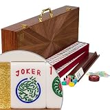 American Mahjong Set with Gold Tiles