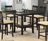 Hillsdale Furniture Tabacon Counter Height Gathering Table with Wine Storage Rack